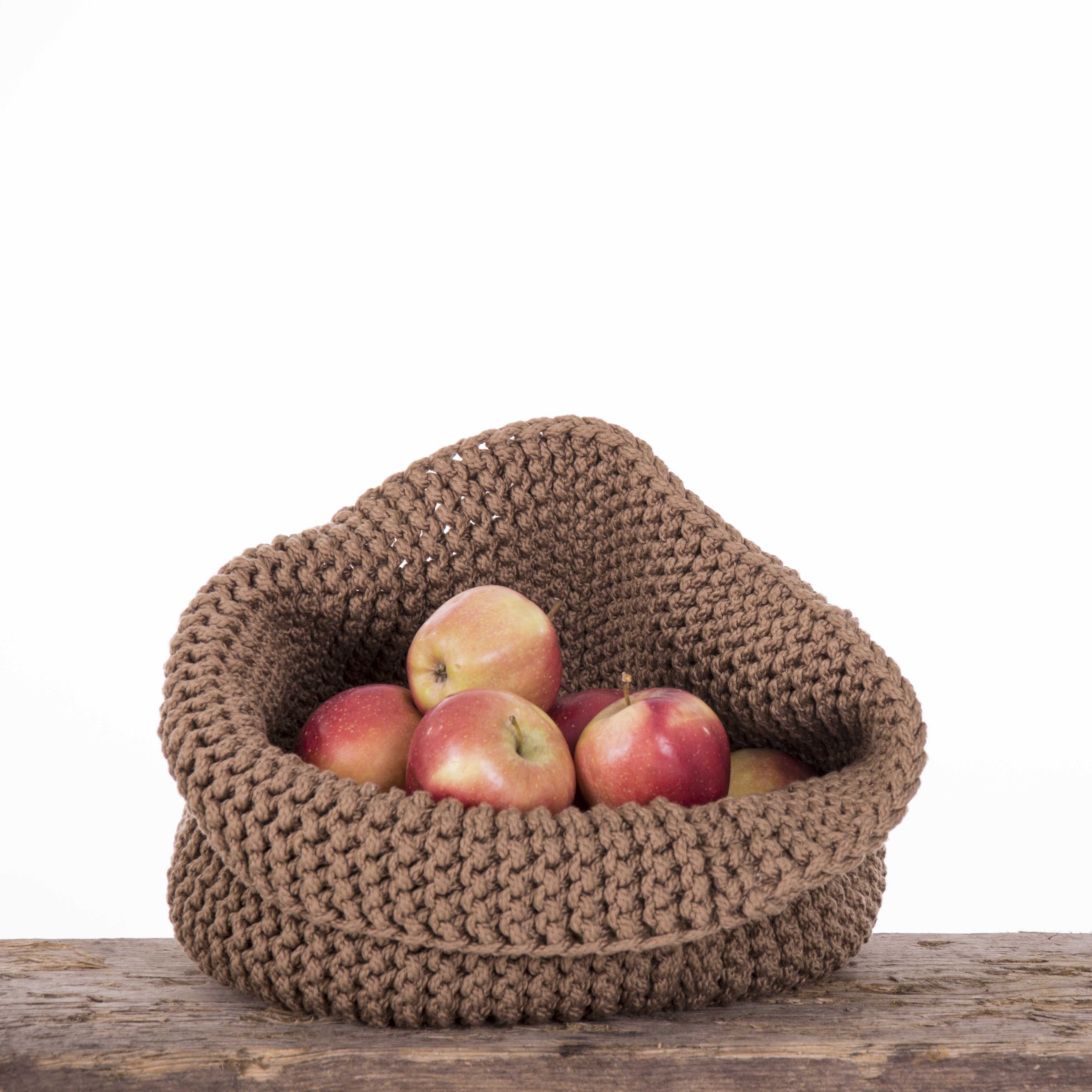 HAND KNITTED BASKET